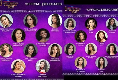 miss unlipopsph|Miss Universe Philippines 2021 Top 50 Candidates (Full List).